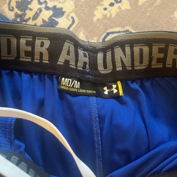 Two New Under Aamour Men’s M Shorts blue and light Blue. You get both pairs! - Picture 3 of 10